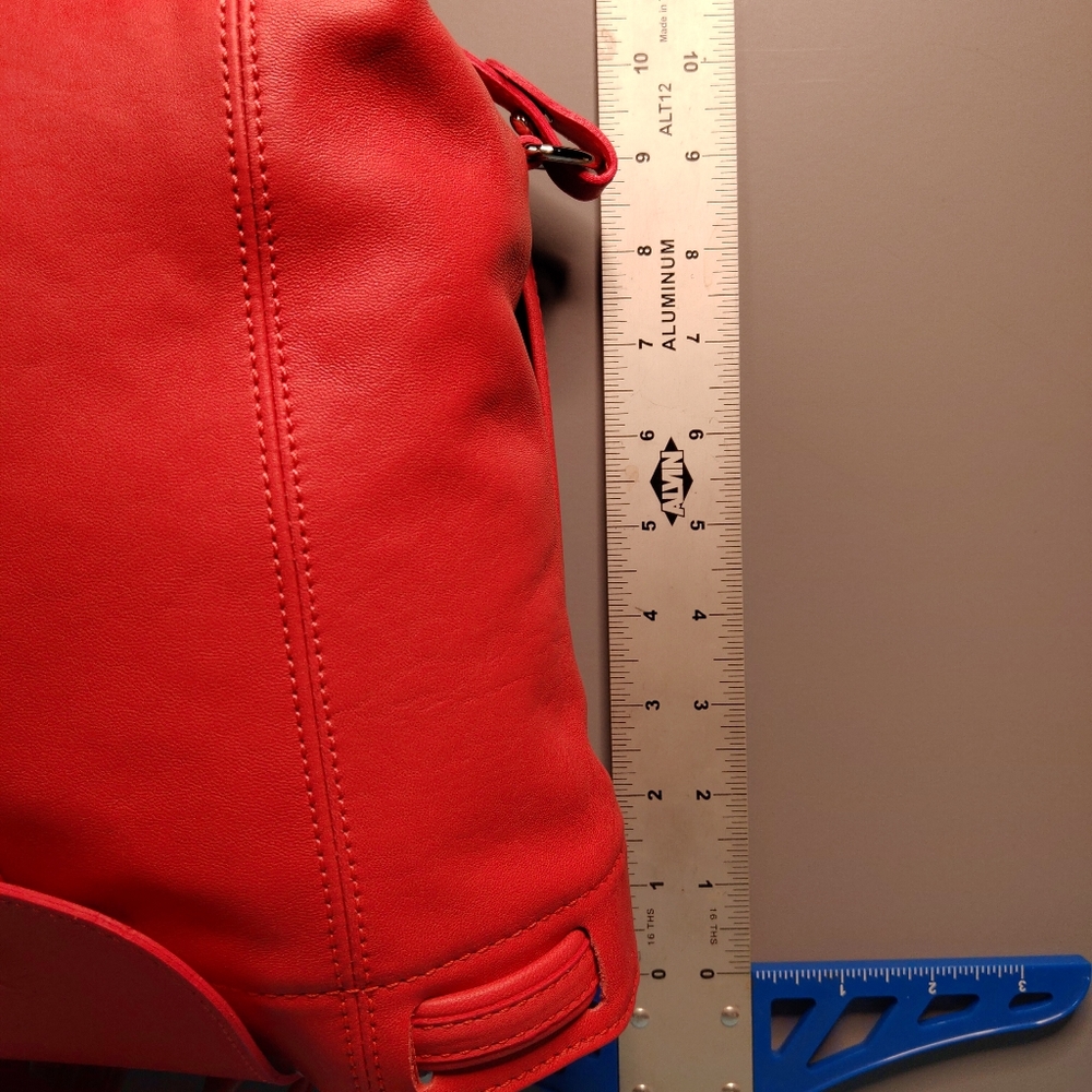 Longchamp Pink Leather Backpack - Picture 12 of 16